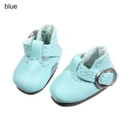 2.8*1.2cm Multicolor Doll Shoes for 1/6 Blythes Doll Mini PU Leather Sandals Toy Princess Doll Wear Shoes Doll Accessories
