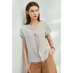 AMII Minimalism Chiffon Shirts & Blouses New Elegant Youth Woman Blouses Loose Fashion Casual Chic Tops Female Clothing 12612026