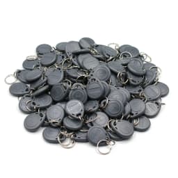 100pcs Waterproof 125KHz RFID Tag Proximity RFID Card Keyfob Key Fob Access Control Smart Card Color ID Keychain