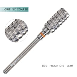 HYTOOS Safety Nail Drill Bits 13mm Barrel Dust Proof D4S Right-handed Carbide Drill Bits for Nails Electric Manicure Drills Tool