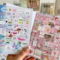 32piece/book Korean Ins Cute Sticker for Phone Camera Journal Postcard DIY Collage Kawaii Decoration Sticker Gift