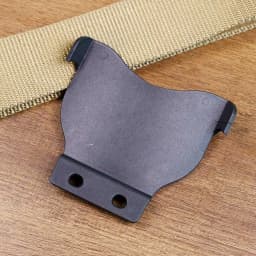 6PCS/LOT Black Plastic Light Weight Comfortable Paddle Mount Clip For OWB Holsters Sheaths Mounting Hardware Included