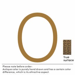 Nurlin Solid Brass Hammered Antique Brass 4-12 Inches 10-30cm Big Number Letter Door House Public Floating Signature