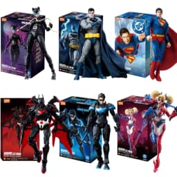 BLOKEES Nightwing Superman Batman Beyond Original Gunn David DC David Justice League Comics Action Figure Assembled Model Toy