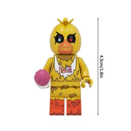 Cute Cartoon Game Figure Bricks Freddy Bonnie Chica Miniatures Kawaii Bonnie Bear Desktop Ornament Birthday Party Favors Gift
