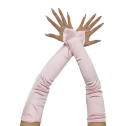 Long Gloves for Women Dancing Elastic Fingerless Gloves Satins Dropship
