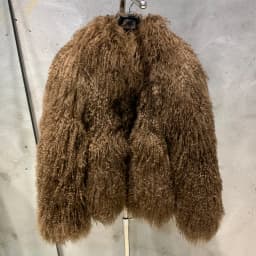 Mongolian Fur Jacket Stand Collar Women's Mongolian Fur Coat Winter Warm Winter Natural Fur Cloth 908