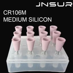12pcs/box Dental Polisher Kit For Low-Speed Handpiece Dental Composite Kit Dentistry Porcelain/Natural Tooth Polishing Kit
