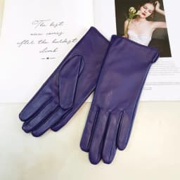 Sheepskin Gloves Women's New Knitted Lining Spring Classic Versatile Multicolor Driving Gloves Leather Autumn