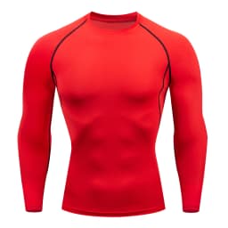 Men's Compression Shirts: Get Fit Fast With Long Sleeve Athletic Workout Tops!