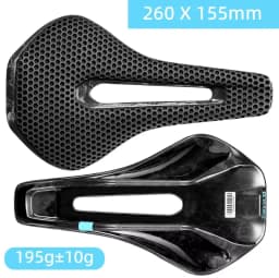 RYET 3D Printed Full Carbon Bicycle Saddle 245mm *135/145/155mm Bike Saddle for MTB Gravel Road Bike Seat bicycle parts