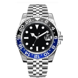DIY Custom Logo 40MM Sapphire 8215Automatic NH35 Mechanical MensRelogio Masculino WristWatch Ceramic PT5000 10Bar Luminous