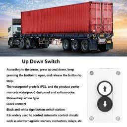 Push Button Station Box Station Button Push Button Station Up Down Arrow Roller Door Truck Tail Lift