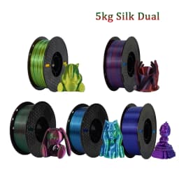 KEEPANG PLA/PETG/SILK/TPU 1.75mm 3D Printer Filament 5/10 Rolls Neatly Wound No Bubble 3D Printing Materials