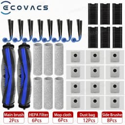 Ecovacs Deebot X11 OMNICYCLONE X11 Pro Omni (Water Tank Version) Main Side Brush Hepa Filter Rag Dust Bag Accessories