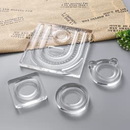 1pc Transparent Acrylic Jewelry Display Tray Beading Design Board for Jewelry Making Bracelet and Necklace Storage And Display