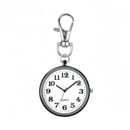 New Tiny Cute Quartz Pocket Watch with Keyring Men Women Mini Quartz Watch for Nurses Doctors Simple Students Watch Child Gift