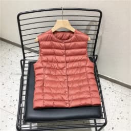 Female 90% White Duck Down Ultra Lightweight Packable Warm Down Liner Vest 2026 New Women Sleeveless Puffer Jacket