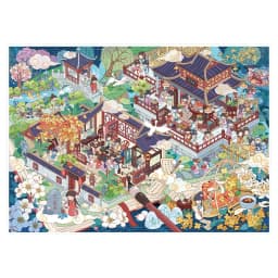 TIANZI Large Sized Landscape Theme 3D Miniature Landscape Stickers, Suitable for DIY Scrapbooks and Handmade Artworks