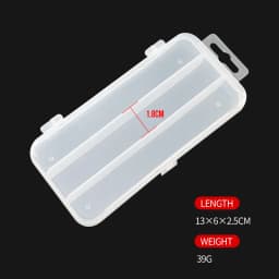 TAIYU 3 Compartment Mini Fishing Tackle Box Storage 13cm 17.5cm Lure Baits Minnow Pencil Lure High Quality Fishing Box