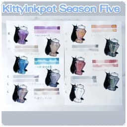 Kittyinkpot Ink Collection Beautiful Chromatography Sheen Shading Pen Ink 35ml