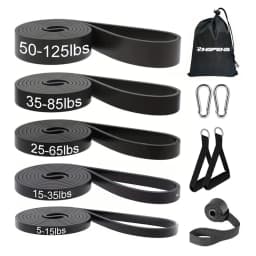 5Pcs/11Pcs Resistance Bands and Accessory Sets, Pull Up Assistance Bands, Exercise Bands for Men and Women Home Fitness