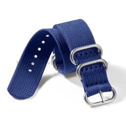 Watch Strap Nylon Silver Black Gold Ring Buckle 18mm 20mm 22mm 24mm Man Women for Seiko Ribbed Braid Replace Watch Accessories