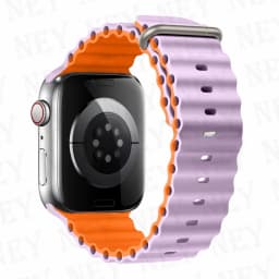 Ocean Band for Apple Watch Ultra 2 49mm 44mm 45mm 42mm 38/40/41mm silicone bracelet correa iwatch series 9 8 7 se 6 5 4 3 strap