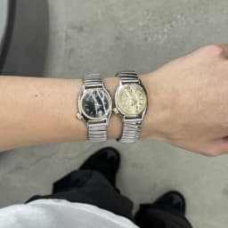 Classic Style Elastic Spring Strap Watch with Large Digital Quartz Watch for Men and Women, Father Mother's Day Gift Watch