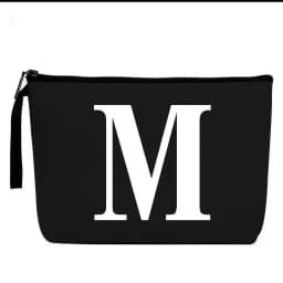 Cosmetic Bag Letter Pattern MakeUp Bag Toiletries Organizer Wash Storage Pouch Wedding Party Bride Gifts Makeup case Organizer