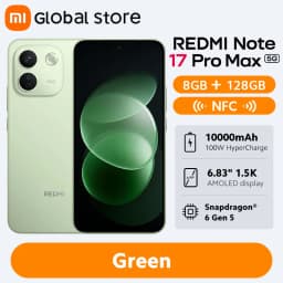 Global Version REDMI Note 17 Pro Max 5G Smartphone 100W HyperCharge 10000mAh 50MP 6.83" AMOLED Display Snapdragon® 6 Gen 5 NFC
