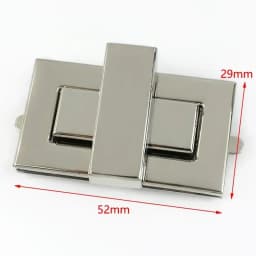 1-5Pc Metal Square Lock Buckle Handbag Turn Twist Locks Clasp Purse Closure Toggle Latch Buckles DIY Bag Replacement Accessories