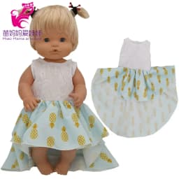 For 40 Cm Nenuco Doll Clothes 17 Inch Baby Doll Flower Shirt Pants Toys Clothing