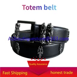 Engraved Roller Hollow Light Luxury Belt 925 Silver Classic Leather Totem Belt Pin Buckle