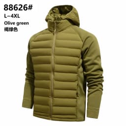 Warm Inner Fleece Parkas Men Hooded Puffer Jacket Man Casual Padded Outwear Autumn Winter Detachable Hat Outfits Parka Coat Male