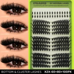 DINGSEN DIY Lash Clusters Thick Segmented Eyelash Extension 60D 80D 100D MIX Lashes Extension Cluster Lashes Individual Lashes