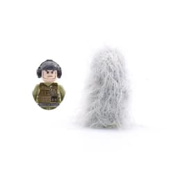 Mini Action Figures Grassland Snow Camouflage Suit Soldier Military MOC City Police Accessories Parts Blocks Children Toys