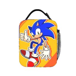 Sonices Cartoon Game Lunch Bag Convenient Lunch Box Adult Travel Print Cooler Bag Cute Oxford Thermal Lunch Bags