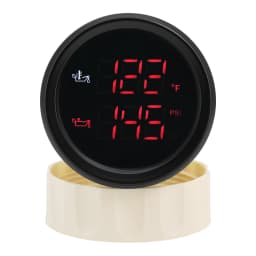 52MM 2 in 1 Digital Oil Temperature & Oil Pressure Gauge 50~150 Celsius Thermometer Indicator Oil Press 0~10 Bar for Boat Cars