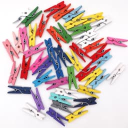 50PCS/Lot Mini Romantic Loving Heart Shape Wood Clips Handicrafts Photos Papers Clothes Pegs Home Bachelorette Party Decorations