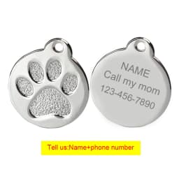Personalized Custom Pet Dog ID Nameplate Identification Dog Tag Anti-lost Puppy Name Pet Supplies Accessories Cat and Dog Collar
