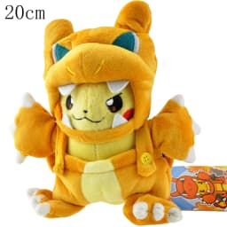 Cos Eevee Pikachu Cosplay Plush Toy Charizard Peluche Snorlax Garchomp Tyranitar Hydreigon Stuffed Animal Doll Plushies Toy Gift