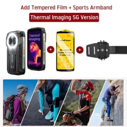 【World Premiere】Ulefone Armor Mini 20T Pro 5G 4.7" Display Rugged Phone LED Light Android 14 Smartphone 6200mAh 16GB+256GB 33W