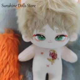 Anime Role Attribute Ivan Braginsky Handsome Plush Doll Cotton Stuffed Nude Body Dress Up Clothes Plushies Figures Toys 20cm