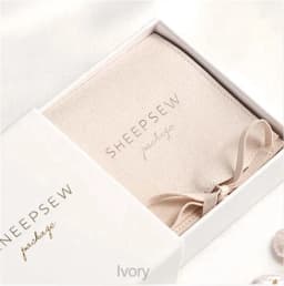 SheepSew Elegant Personalized Jewelry Packaging Set Custom Deboss Embossed Logo Drawer Box With Soft Suede Pouch For Wedding Bir