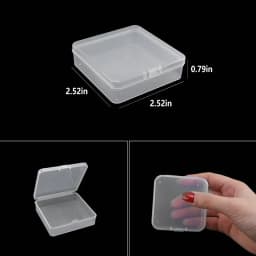 Plastic Organizer Box Storage Container Jewelry Box with Adjustable Dividers for Beads Art DIY Crafts Jewelry Fishing Tackles