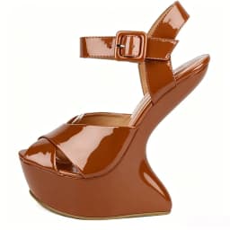 Strange Style Peep Toe Platfrom Sandals Sexy Pointed Toe Leather Size 35-48Custaomized New Arrivals Fashion Women Modern Shoes