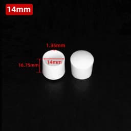 10mm-50mm Round White End Cap Silicone Rubber Blanking Stopper Cover