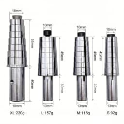 Steel Segmented Ring Expander Collet for Ring Resizing Shaping Manual Rotary Jewelry Making Reapir Tools Adjustable 14mm-24mm