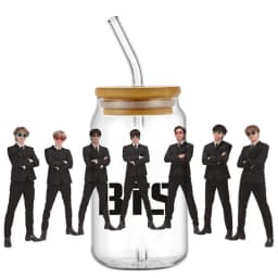 Popular Korean oppa groups easy peel waterproof Party DIY Decals 3D transfers uvdtf tumbler stickers 16oz uv dtf cup wraps
